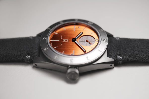 Automatic tool watch CB01 repurposed titanium. Swiss made