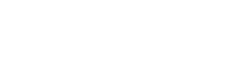 Black logo of Cedric Bellon sustainable tool watches